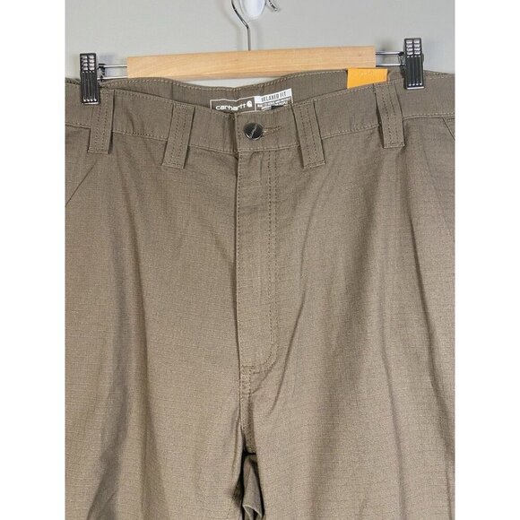 Carhartt Work Shorts Men's 44 Force Relaxed Fit Ripstop Cargo Olive Green NWT - Picture 3 of 8